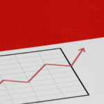 Picture of Line Graph Representing Growth Close-up