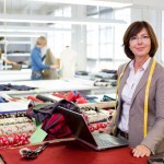 Picture of a small business woman in her factory.