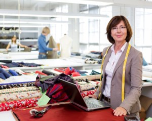Picture of a small business woman in her factory.