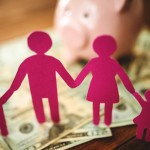 Picture of paper doll cut-outs representing a family.