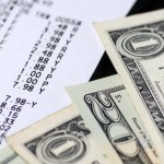 picture of money and adding machine tape