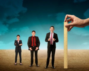 Picture of ruler used for benchmarking small business revenues and profits