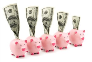 Picture of piggy banks